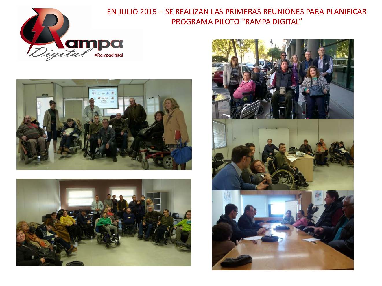 Reuniones de RED Proyecto Social. Programa Rampa Digital