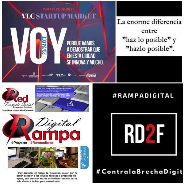 Rampa Digital 2 fase se presenta  en el VLC Start up Market en la Plaza del Ajuntament de València